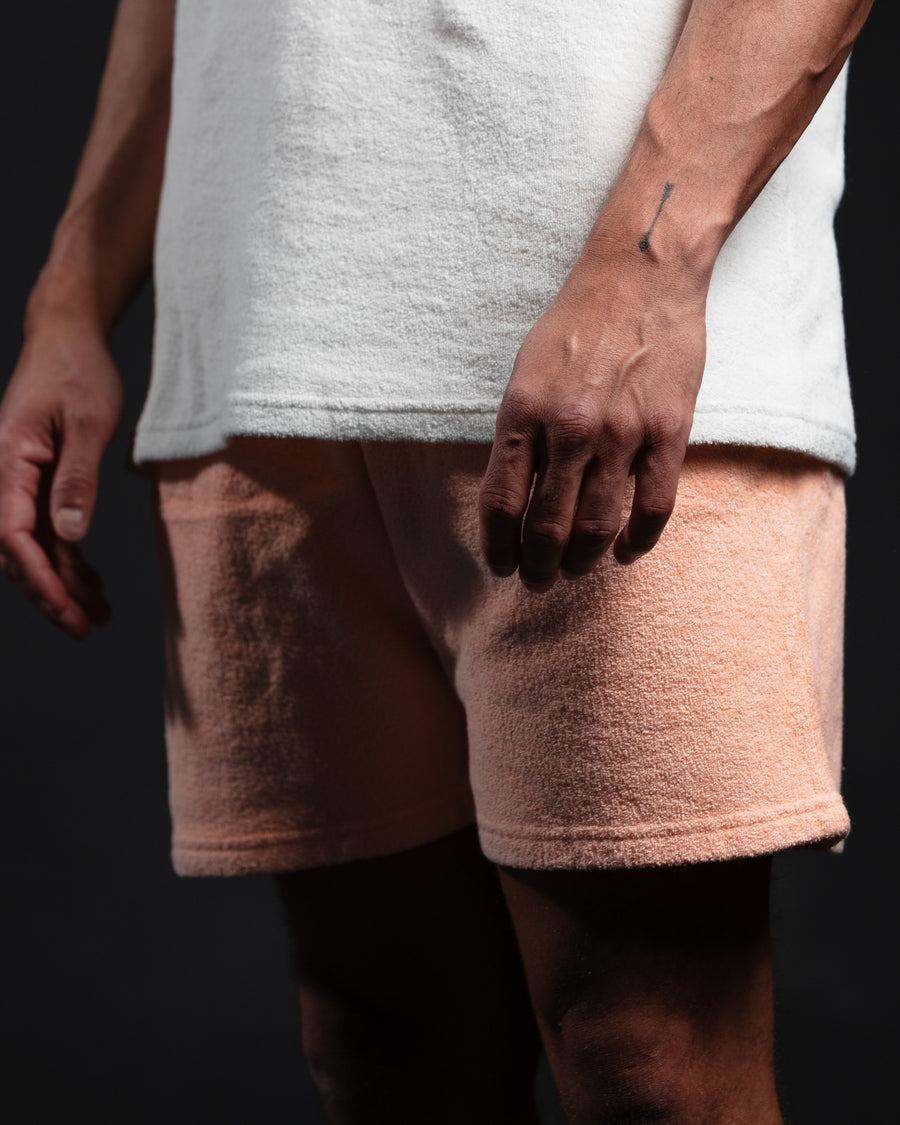 Towel Shorts Peach V2