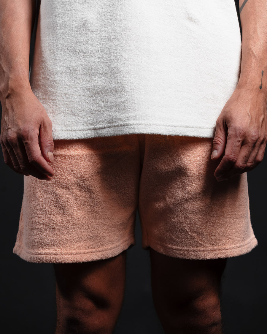 Towel Shorts Peach V2