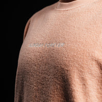 Handtuch-T-Shirt Pfirsich Unisex