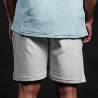 Velours-Shorts Off-White 